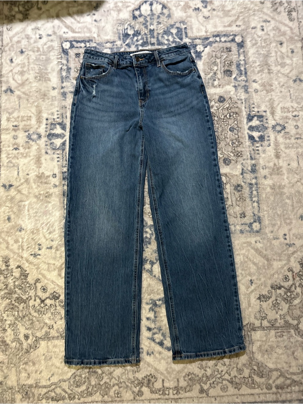 Celebrity Pink Classic Wide-Leg Jeans - Blue
